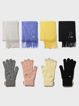 PIECEMAKER P STAR SIGN MUFFLER + GLOVES SET