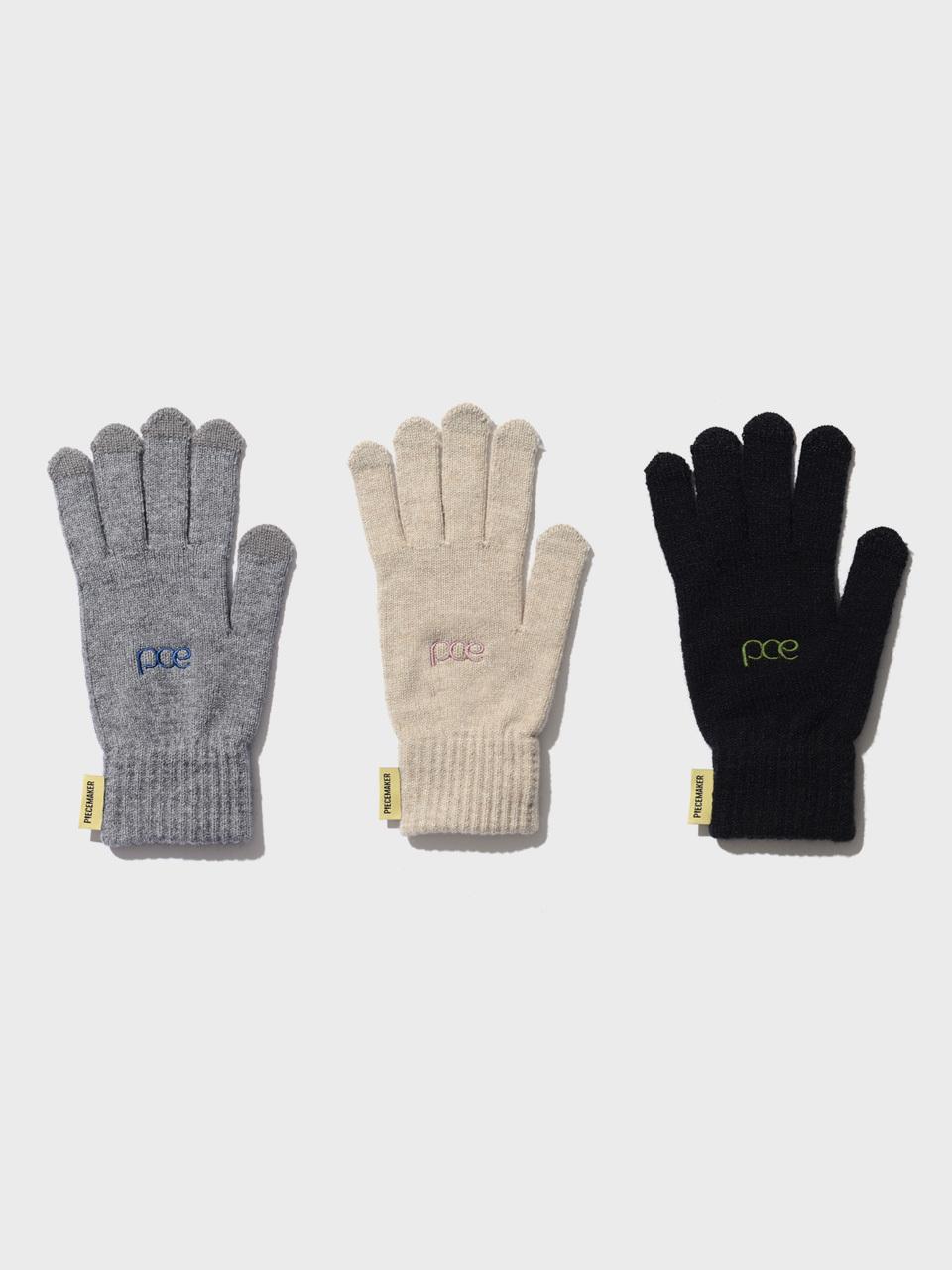 PIECEMAKER PCE LOGO SMART GLOVES (3COLORS)