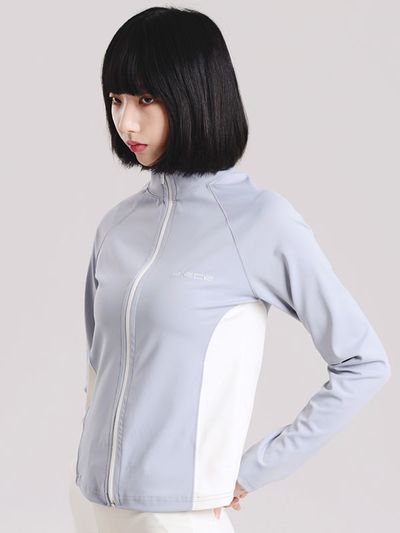 PIECEMAKER Piece Team Cropped Track Jacket _ Grey
