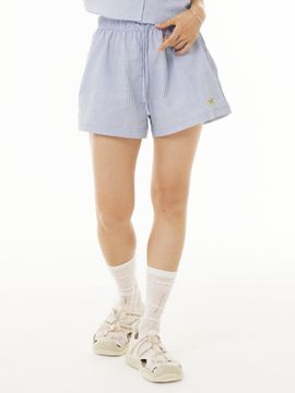 PIECEMAKER SEERSUCKER SHORT PANTS (NAVY BLUE)
