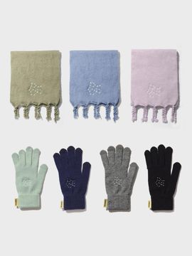 PIECEMAKER STARRY MUFFLER + GLOVES SET