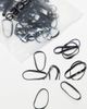 Pieces Pieces '100' Pack elastic hair bands in black - 1