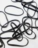 Pieces Pieces '100' Pack elastic hair bands in black - 3