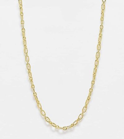 Pieces PIECES 18K plated chain necklace in gold