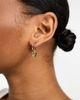 Pieces Pieces 18k plated earrings with heart drops in gold - 1