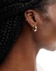 Pieces Pieces 18k plated everyday hoop earrings in gold - 2