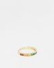 Pieces Pieces 18k plated rainbow stacking ring in gold - 4