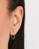 Pieces Pieces 18K plated small hoops in gold - 1