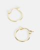 Pieces Pieces 18K plated small hoops in gold - 4