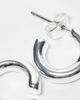 Pieces Pieces 2-pack everyday hoop earrings in plated sterling silver - 3