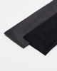 Pieces Pieces 2 pack jersey headbands in black & gray-Multi - 3