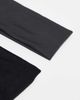 Pieces Pieces 2 pack jersey headbands in black & gray-Multi - 4