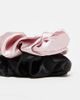 Pieces Pieces 2 pack scrunchies in black and pink-Multi - 4