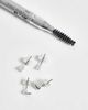Pieces Pieces 2 pack stacking stud earrings in silver tone - 2