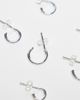 Pieces Pieces 3-pack everyday huggie and hoop earrings in plated sterling silver - 2