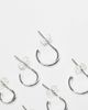 Pieces Pieces 3-pack everyday huggie and hoop earrings in plated sterling silver - 3