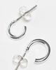 Pieces Pieces 3-pack everyday huggie and hoop earrings in plated sterling silver - 4