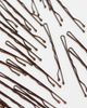 Pieces Pieces 30 pack hair pins card in bronze-Brown - 4