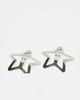 Pieces Pieces 4-pack big star hair clips in silver - 1