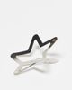 Pieces Pieces 4-pack big star hair clips in silver - 2