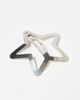 Pieces Pieces 4-pack big star hair clips in silver - 3