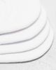 Pieces Pieces 4 pack footsie invisible socks in white - 4