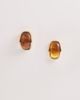 Pieces Pieces amber colored earrings in gold tone - 1