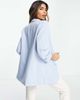 Pieces Pieces blazer with ruched sleeves in baby blue - 2
