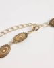 Pieces Pieces boho chain belt in gold - 3
