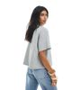 Pieces Pieces boxy sweat t-shirt in light gray - 3