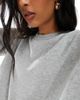 Pieces Pieces boxy sweat t-shirt in light gray - 4