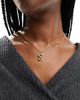 Pieces Pieces bubble initial 'S' necklace in gold - 1