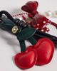 Pieces PIECES cherry mutli bag charm with mirror in red-Multi - 2