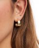 Pieces Pieces chunky hoops in gold - 1