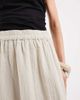 Pieces PIECES cotton maxi skirt in beige-Neutral - 3