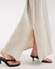 Pieces PIECES cotton maxi skirt in beige-Neutral - 4