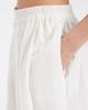 Pieces Pieces crinkle cotton balloon sleeve pants in white - 3