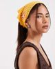Pieces PIECES crochet starfish headband in yellow and orange - 1