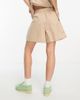 Pieces Pieces embroidered floral shorts in camel - part of a set-Neutral - 2