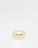 Pieces Pieces Exclusive 18k plated heart signet ring in gold - 2