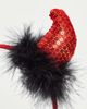 Pieces Pieces Exclusive Halloween 2-pack sequin devil headband and pitch fork in red - 3