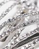 Pieces Pieces Exclusive Halloween 2-pack skeleton hand hair clips in silver - 2