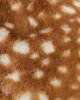 Pieces Pieces faux fur mittens in taupe-Silver - 2
