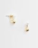 Pieces PIECES faux pearl drop stud earrings in gold tone - 1