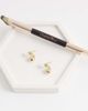 Pieces PIECES faux pearl drop stud earrings in gold tone - 2