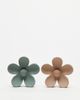 Pieces Pieces flower 2-pack hair claw clip in neutral and sage-Multi - 4