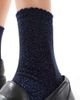 Pieces Pieces glitter socks in sky captain-Black - 3