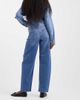 Pieces Pieces Grace barrel leg jeans in medium blue - 2