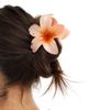 Pieces Pieces hawaiian flower hair claw in orange - 1