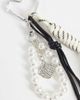 Pieces Pieces heart and pearl bag charm in multi - 3